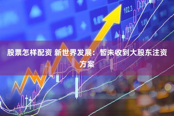 股票怎样配资 新世界发展：暂未收到大股东注资方案