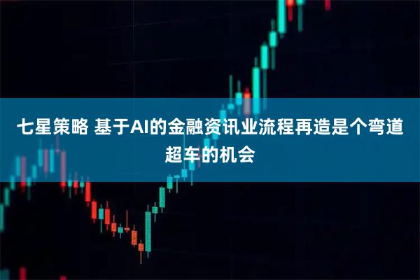七星策略 基于AI的金融资讯业流程再造是个弯道超车的机会