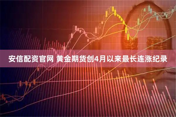 安信配资官网 黄金期货创4月以来最长连涨纪录